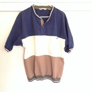 Vintage PIERRE CARDIN Pullover Shirt, Retro, 1/2 Sleeve, Urban, Streetwear